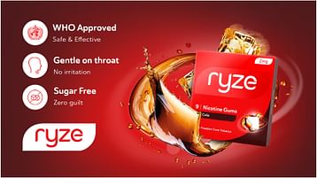 RYZE निकोटीन गम: तंबाकू और गुटखा से मुक्ति का प्रभावी समाधान