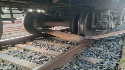 Chhattisgarh Express narrowly escapes accident: Iron angle drill gets stuck in train wheel, negligence exposed