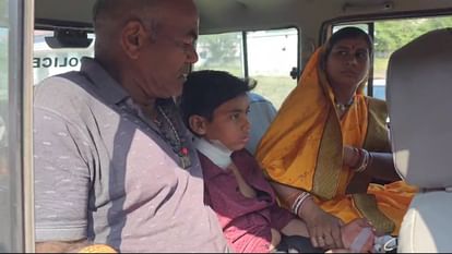 On the pretext of giving a surprise he closed his eyes in Sakti