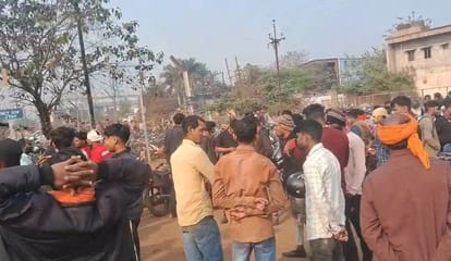 Labourer Lekhuram Kaushal dies in a tragic accident at Siscol company in Durg